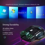 Ergonomic Wired Gaming Mouse 7 Button LED 5500 DPI USB Computer Mouse Gamer Mice X7 Silent Mause With Backlight For PC Laptop - Image 6