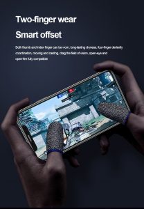 Finger Cover Game Controller Artifact For PUBG Sweat Proof Non-Scratch Sensitive Touch Screen Gaming Finger Thumb Sleeve Gloves - Image 5