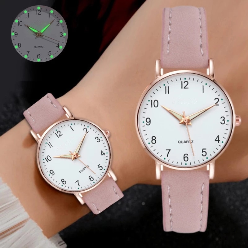 Ladies-Diamond-Studded-Luminous-Retro-Female-Watch-Leather-Belt-Quartz-Watch-Women-Simplicity-Casual-Decoration-Wristwatches.jpg Ladies Diamond-Studded Luminous Retro Female Watch Leather Belt Quartz Watch Women Simplicity Casual Decoration Wristwatches - Image 1