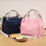 Lunch Bag Insulated Cold Stripe Picnic Carry Case Thermal Portable Lunch Box Bento Pouch Lunch Container Food Storage Bags - Image 2