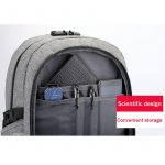 Password Lock Anti Theft Backpack Men 15.6 Inch Laptop Backpack Male Usb Charging Oxford School Bag for Boys Teen 2021 - Image 3