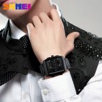 SKMEI Japan Quartz Digital movement Dual Dispaly Men's Clock Military 3 Time Countdown Male Sport Watches Relogio Masculino 1274 - Image 3