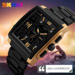 SKMEI Japan Quartz Digital movement Dual Dispaly Men's Clock Military 3 Time Countdown Male Sport Watches Relogio Masculino 1274 - Image 4