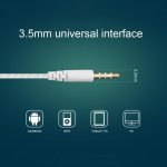 Straight-inserted in-ear headphones portable line control with wheat sports UK - Image 5