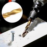 Tap Drill Titanium Plated Hex Shank HSS Screw Thread Metric Tap Drill Bits Screw Machine Compound M3 M4 M5 M6 M8 M10 Hand Tools - Image 4