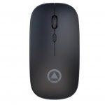 Ultra-thin LED Colorful Lights Rechargeable Mouse Mini Wireless Mute USB Optical Ergonomic Gaming Mouse Notebook Computer Mouse - Image 2