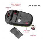 Wireless Mouse 2.4Ghz Photoelectric Silent With USB Adapter Optical Ergonomic Gaming Mouse Photoelectric For All Computer 1PC - Image 5