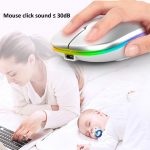Wireless Mouse RGB Bluetooth Computer Mouse Silent Rechargeable Ergonomic Mause With LED Backlit USB Optical Mice For PC Laptop - Image 6