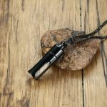 ZORCVENS Men Glass Cylinder Aromatherapy Essential Oil Perfume Pendant Necklace Cremation Stainless Steel Male choker Jewelry - Image 4